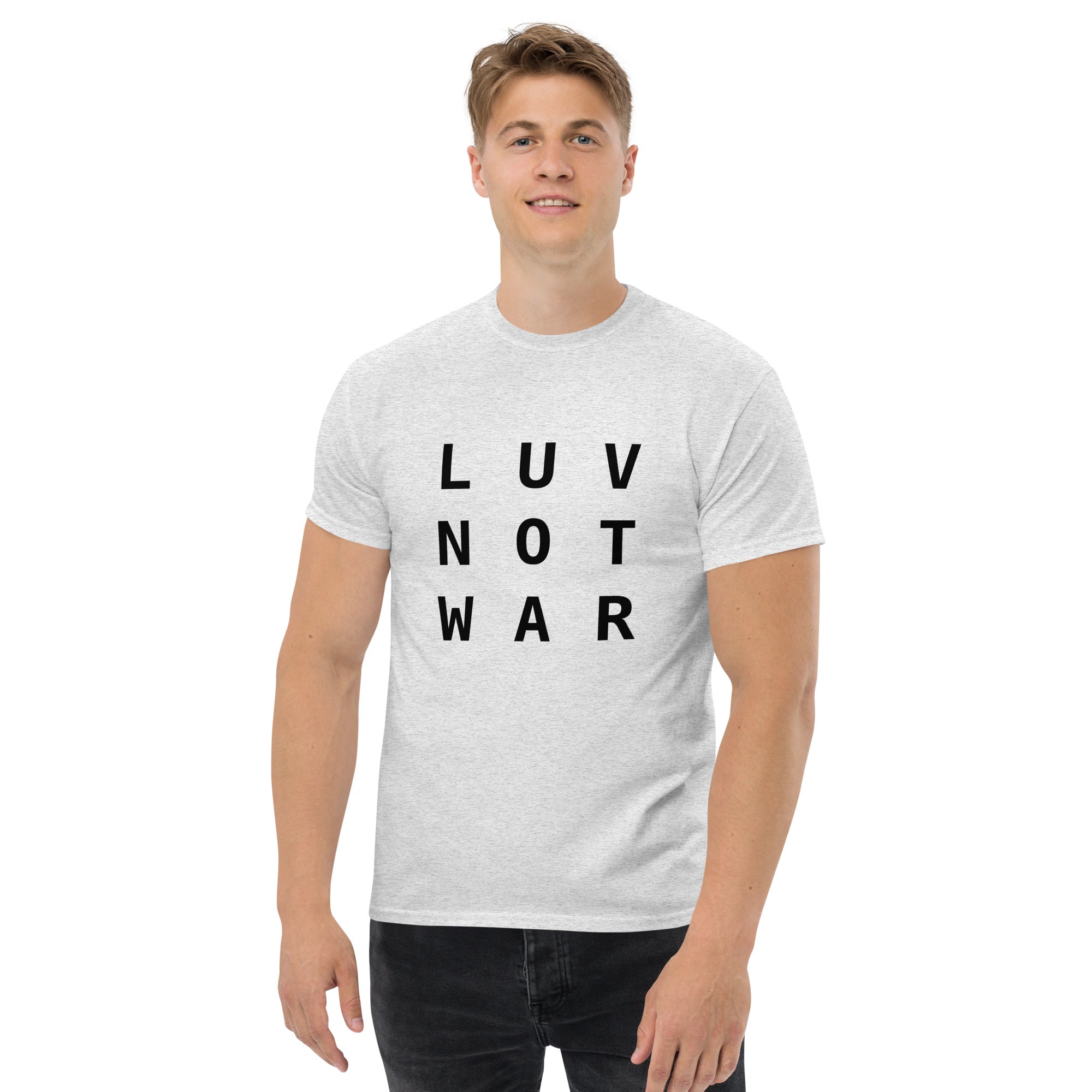 LUV NOT WAR – Unisex Classic Tee