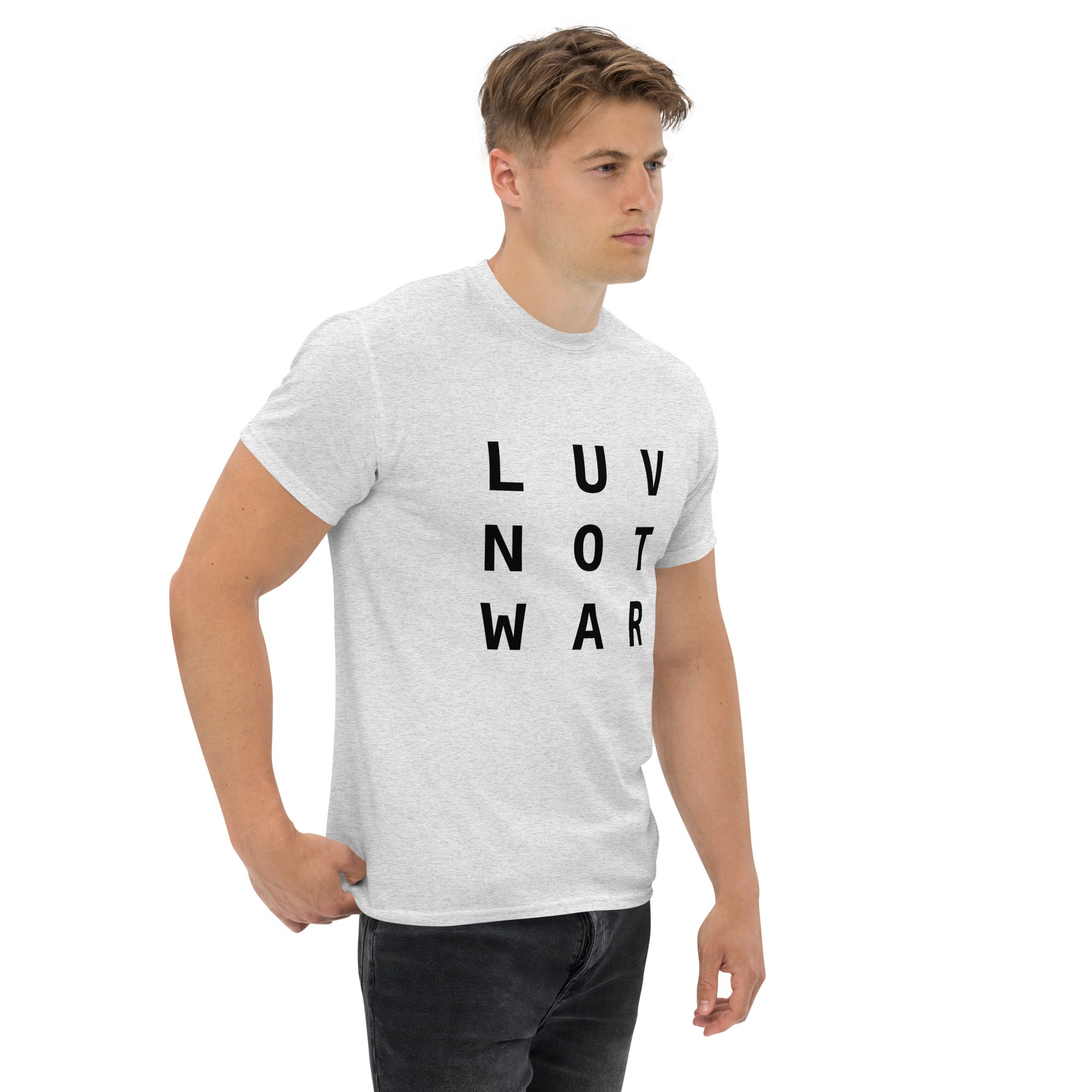 LUV NOT WAR – Unisex Classic Tee