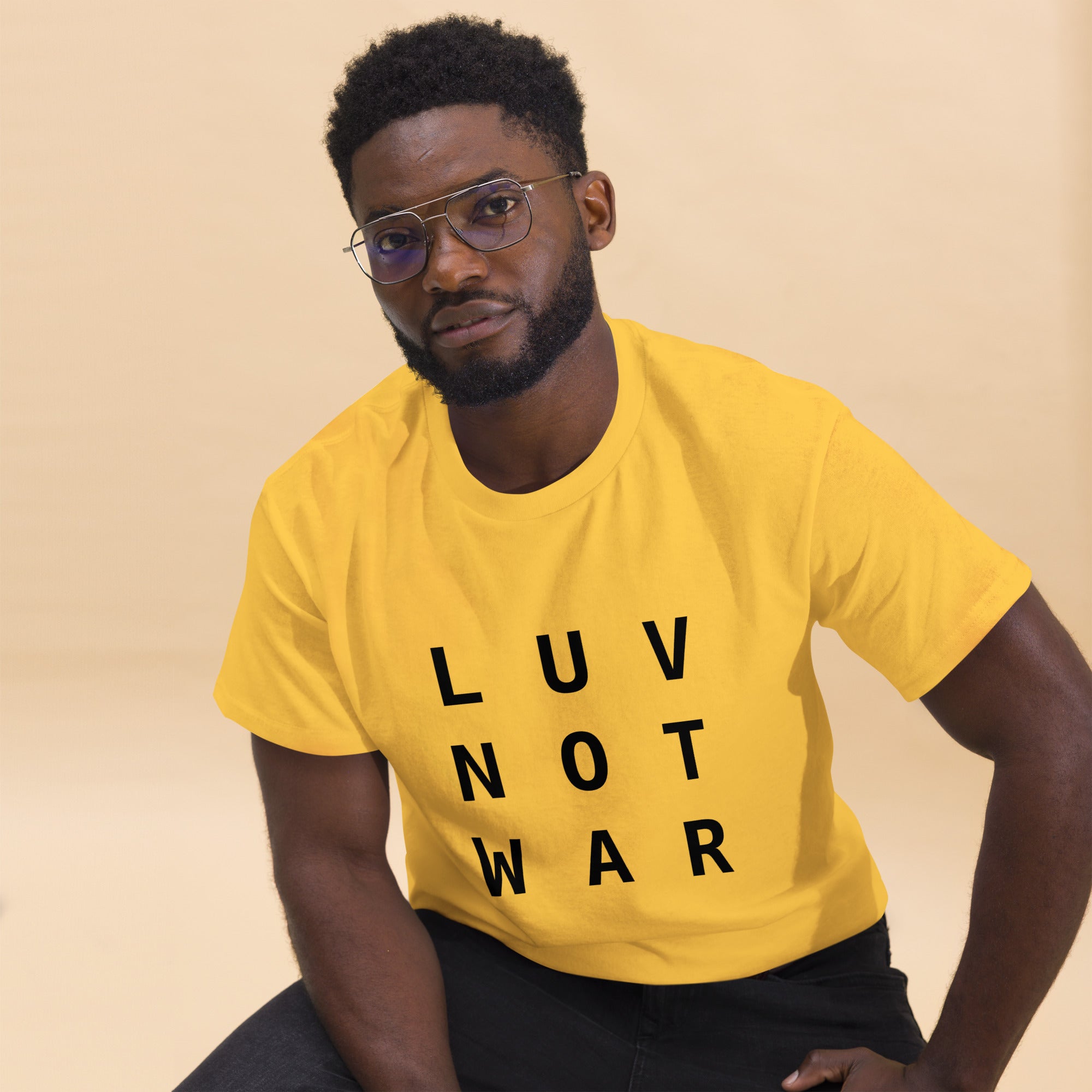 LUV NOT WAR – Unisex Classic Tee