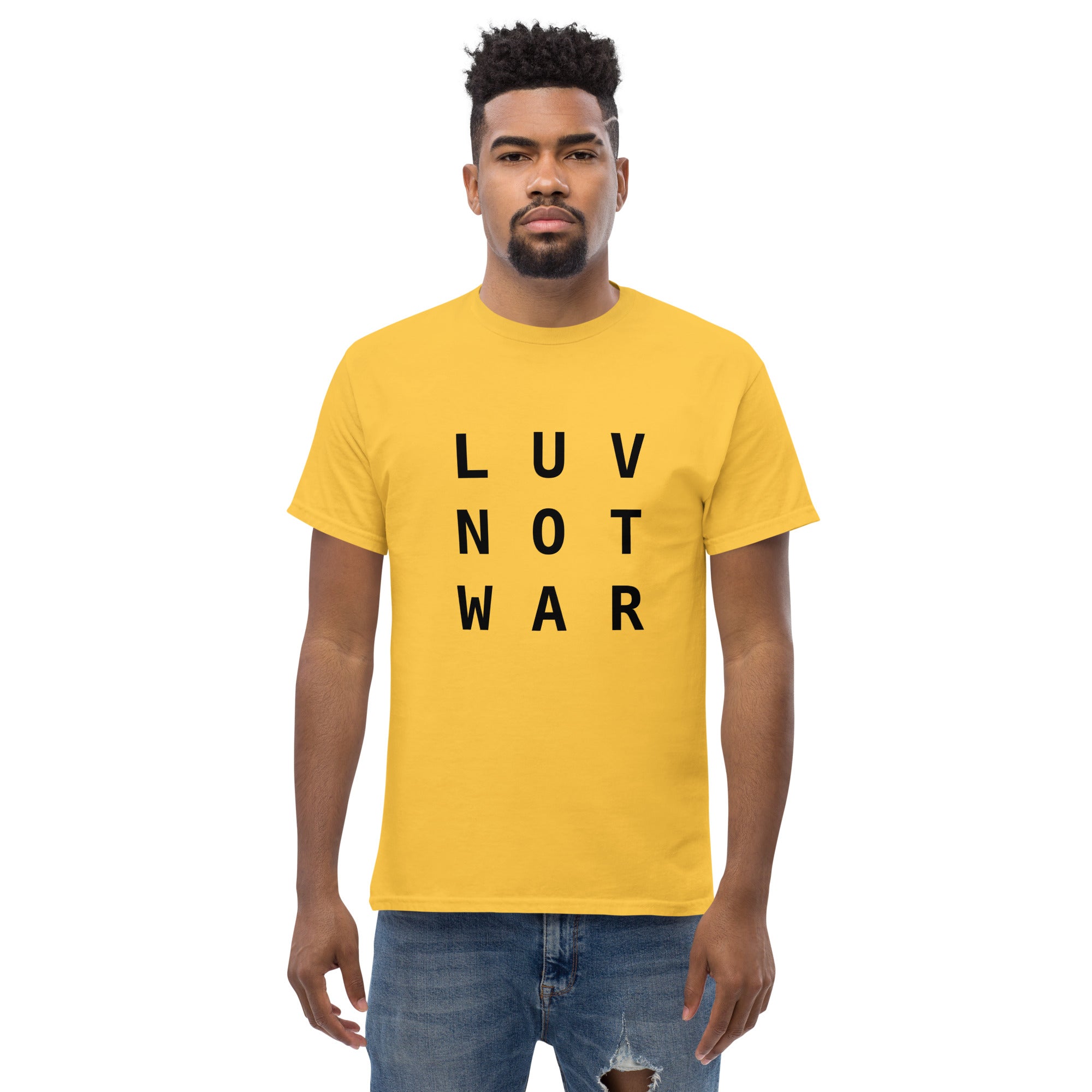 LUV NOT WAR – Unisex Classic Tee