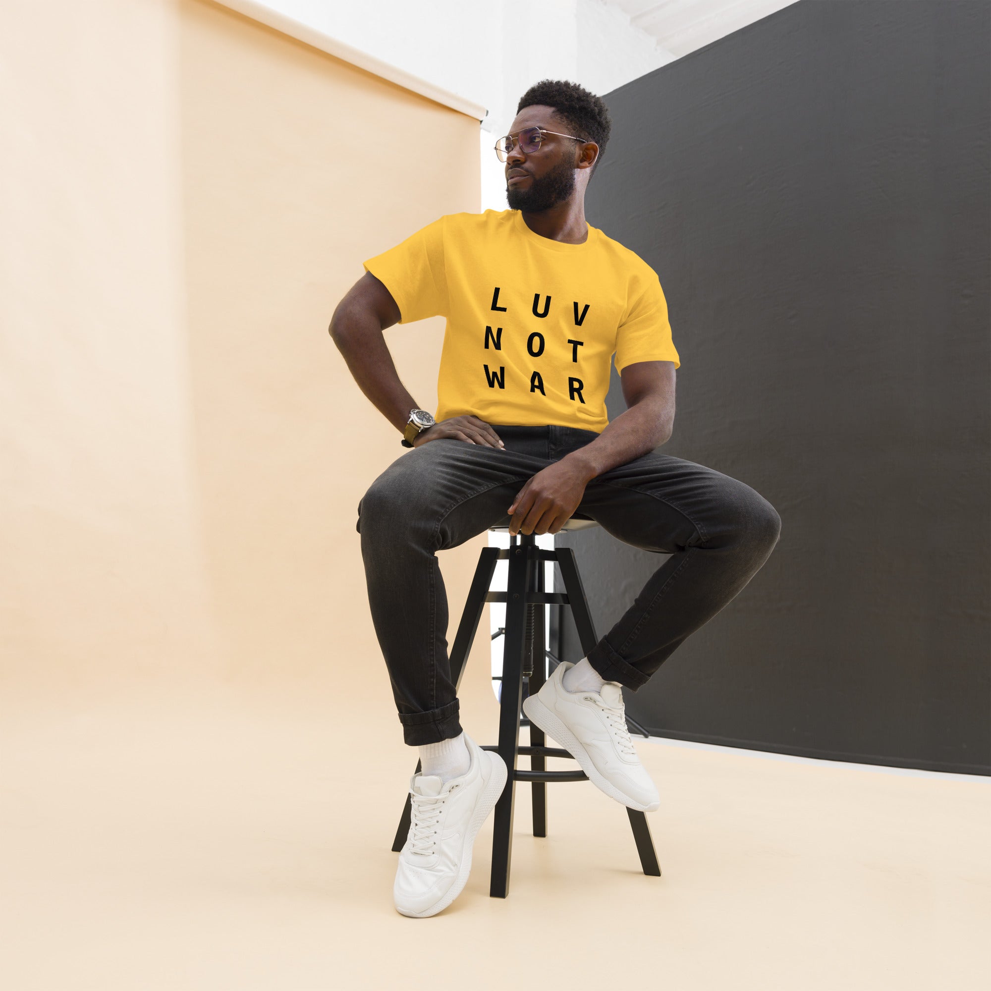LUV NOT WAR – Unisex Classic Tee