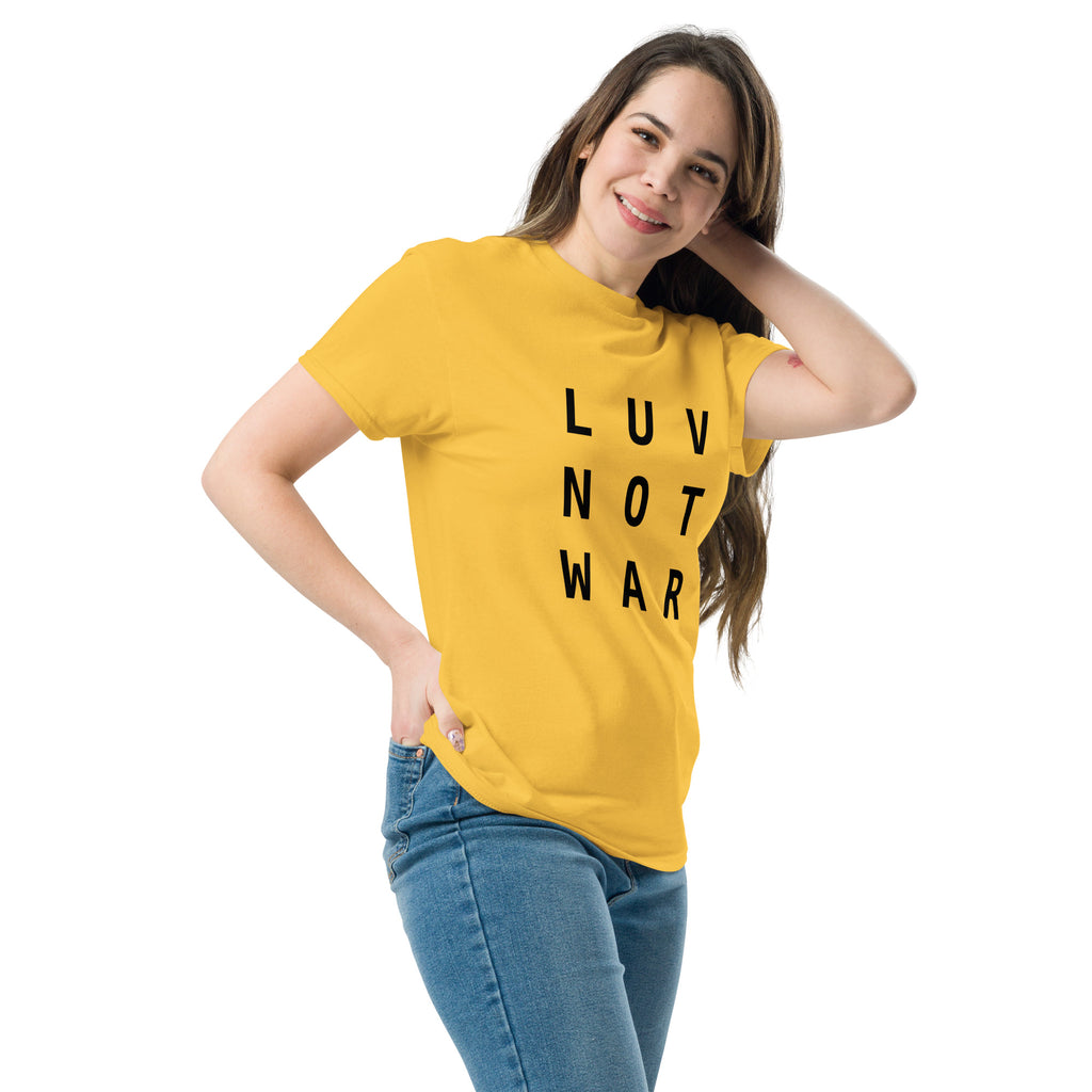 LUV NOT WAR – Unisex Classic Tee