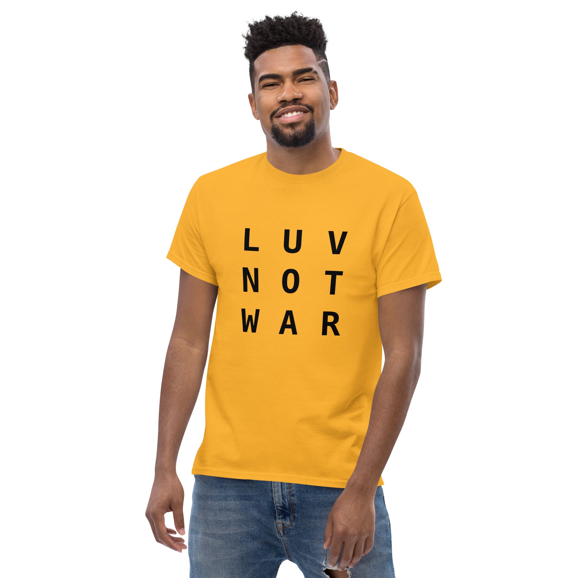 LUV NOT WAR – Unisex Classic Tee