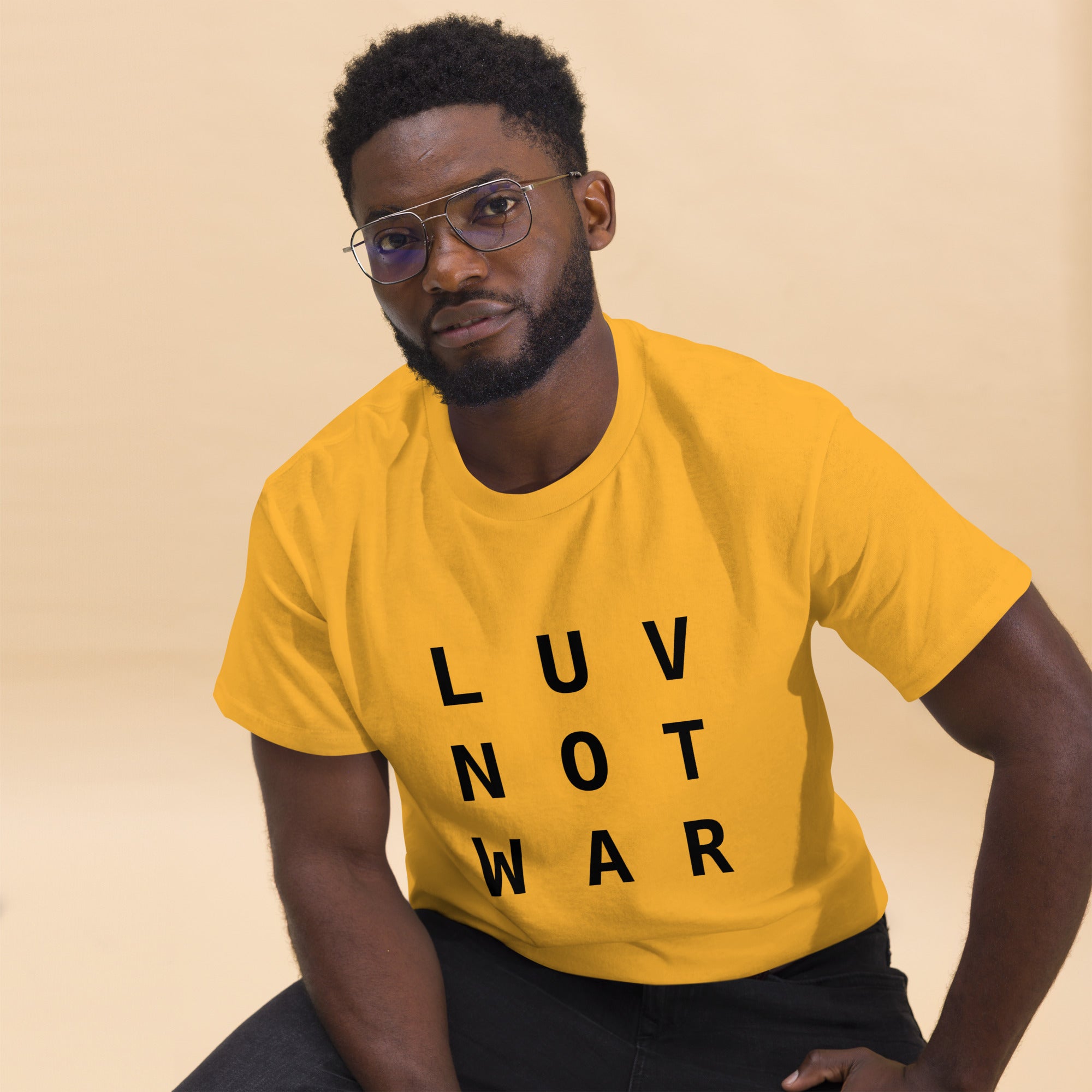 LUV NOT WAR – Unisex Classic Tee