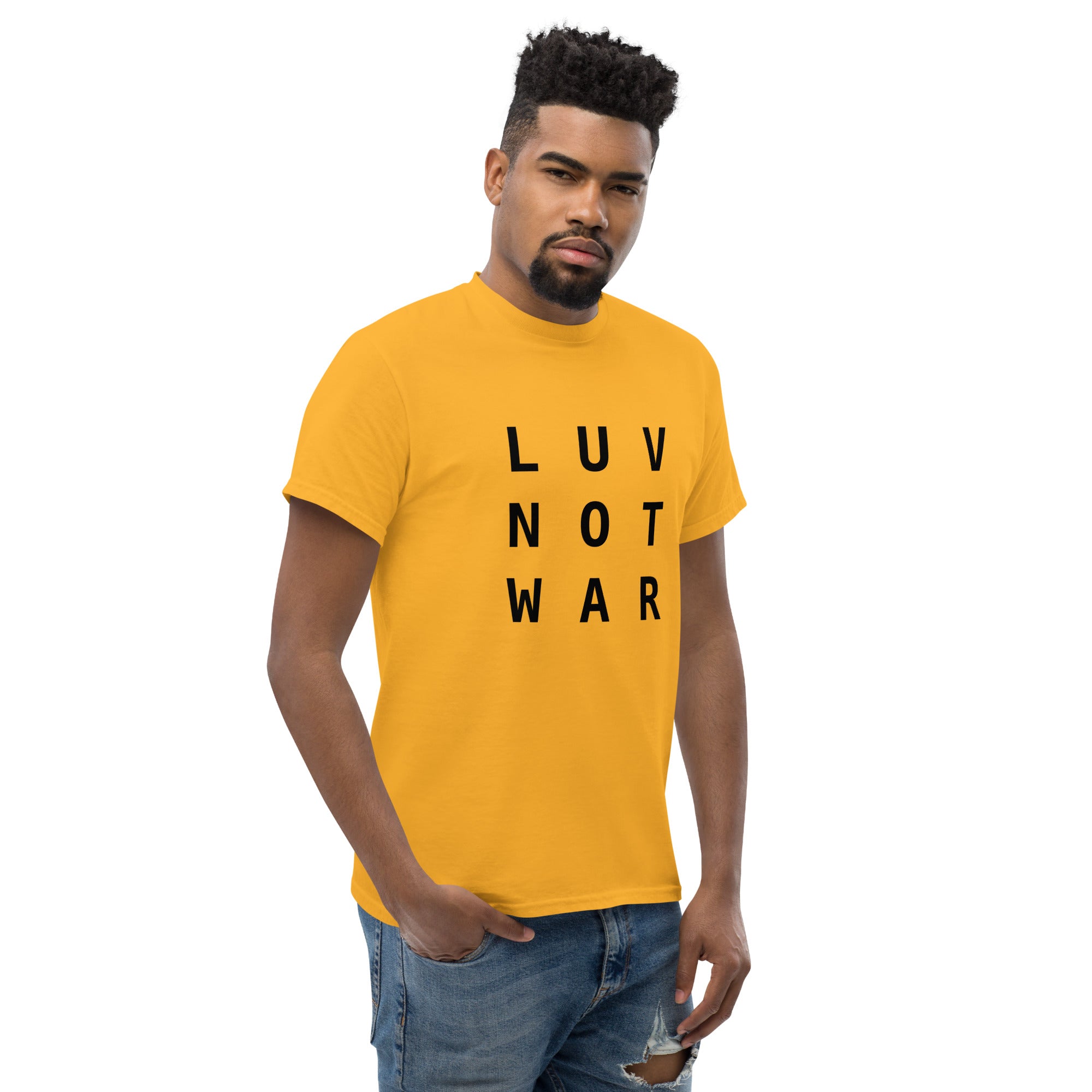 LUV NOT WAR – Unisex Classic Tee