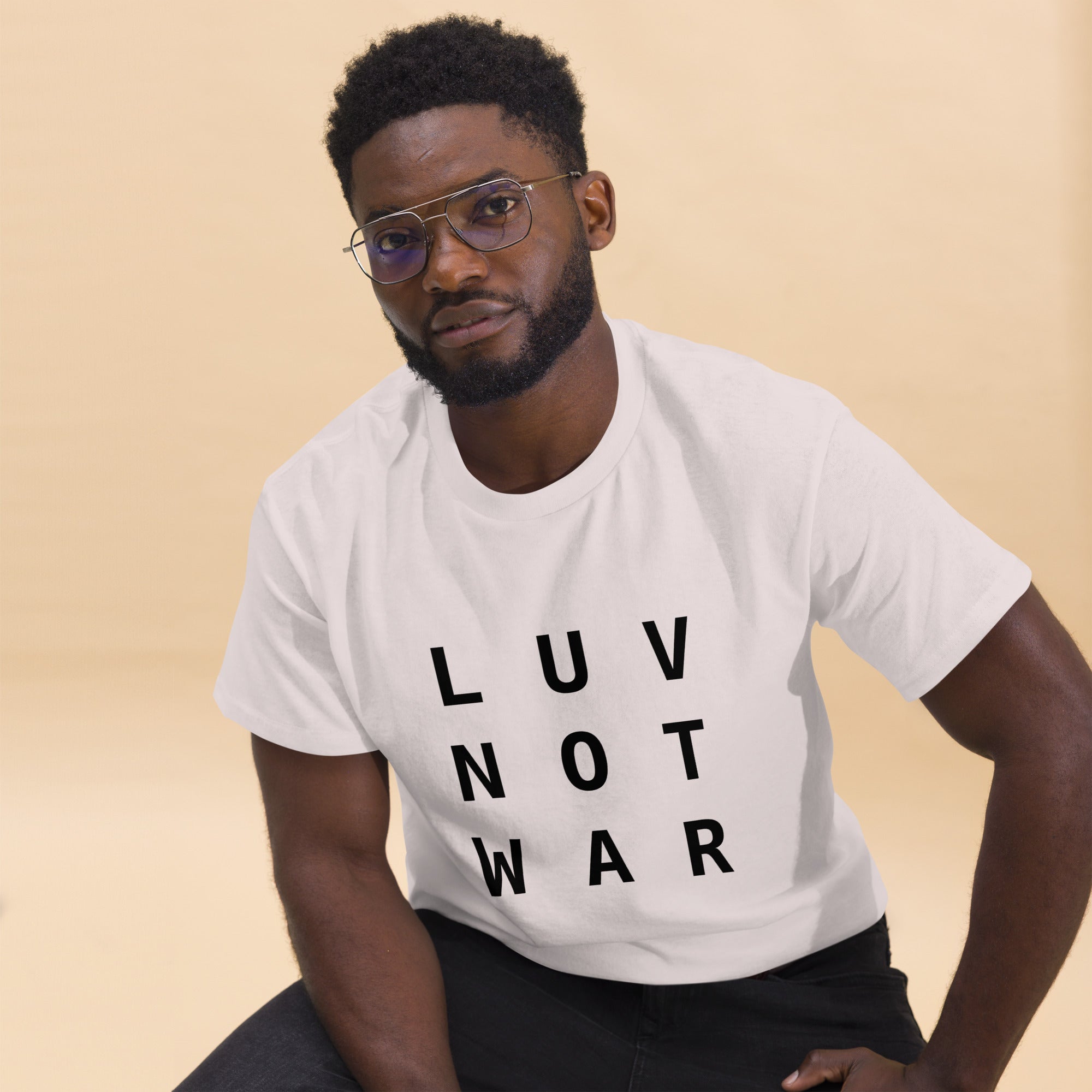LUV NOT WAR – Unisex Classic Tee