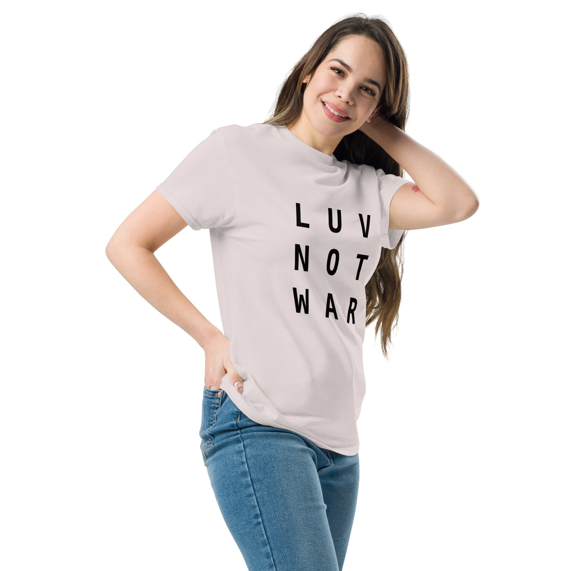 LUV NOT WAR – Unisex Classic Tee