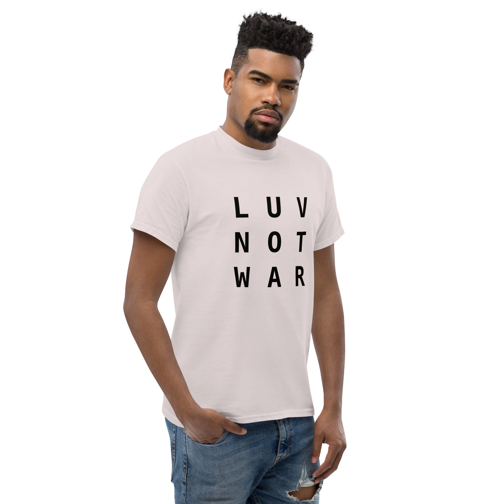 LUV NOT WAR – Unisex Classic Tee