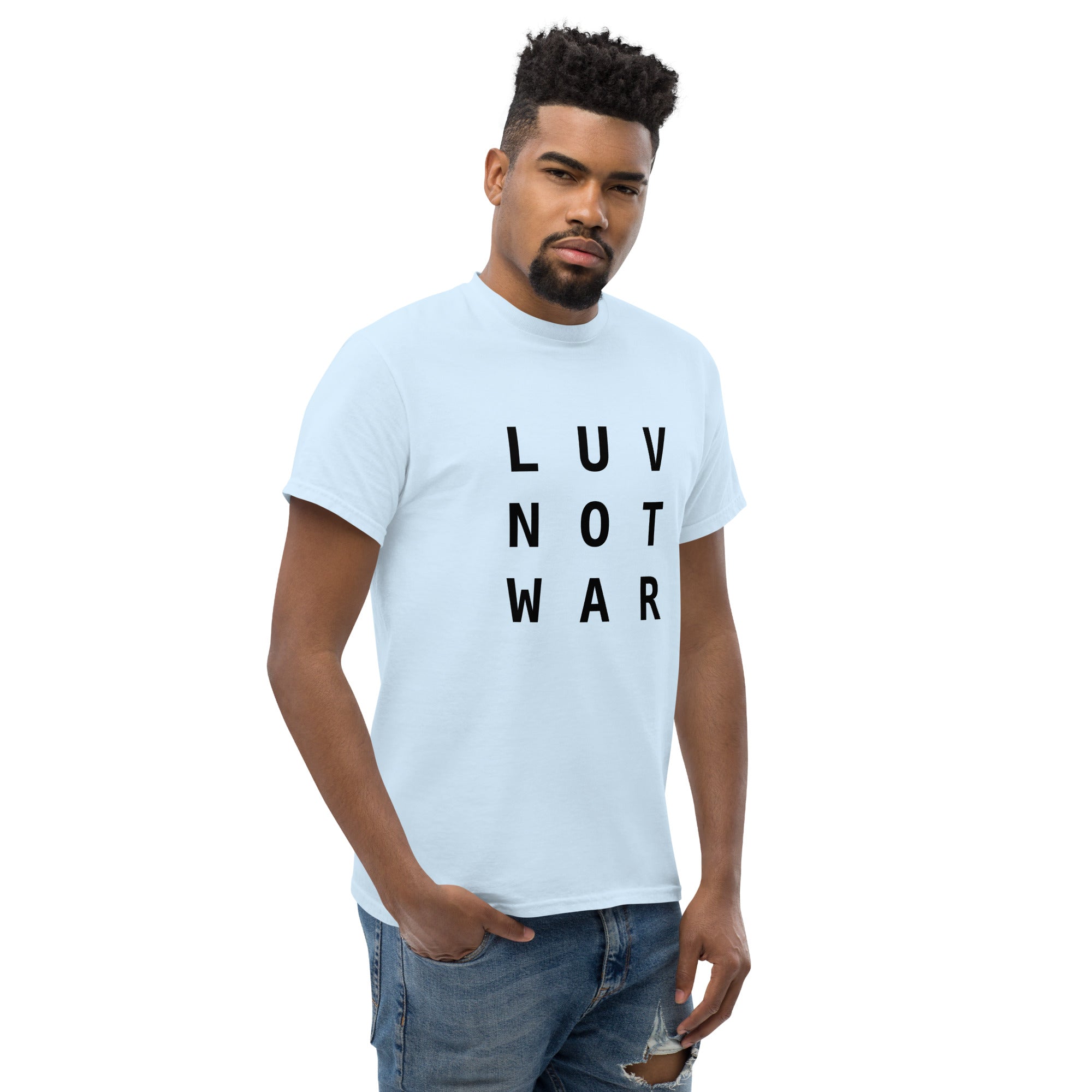 LUV NOT WAR – Unisex Classic Tee