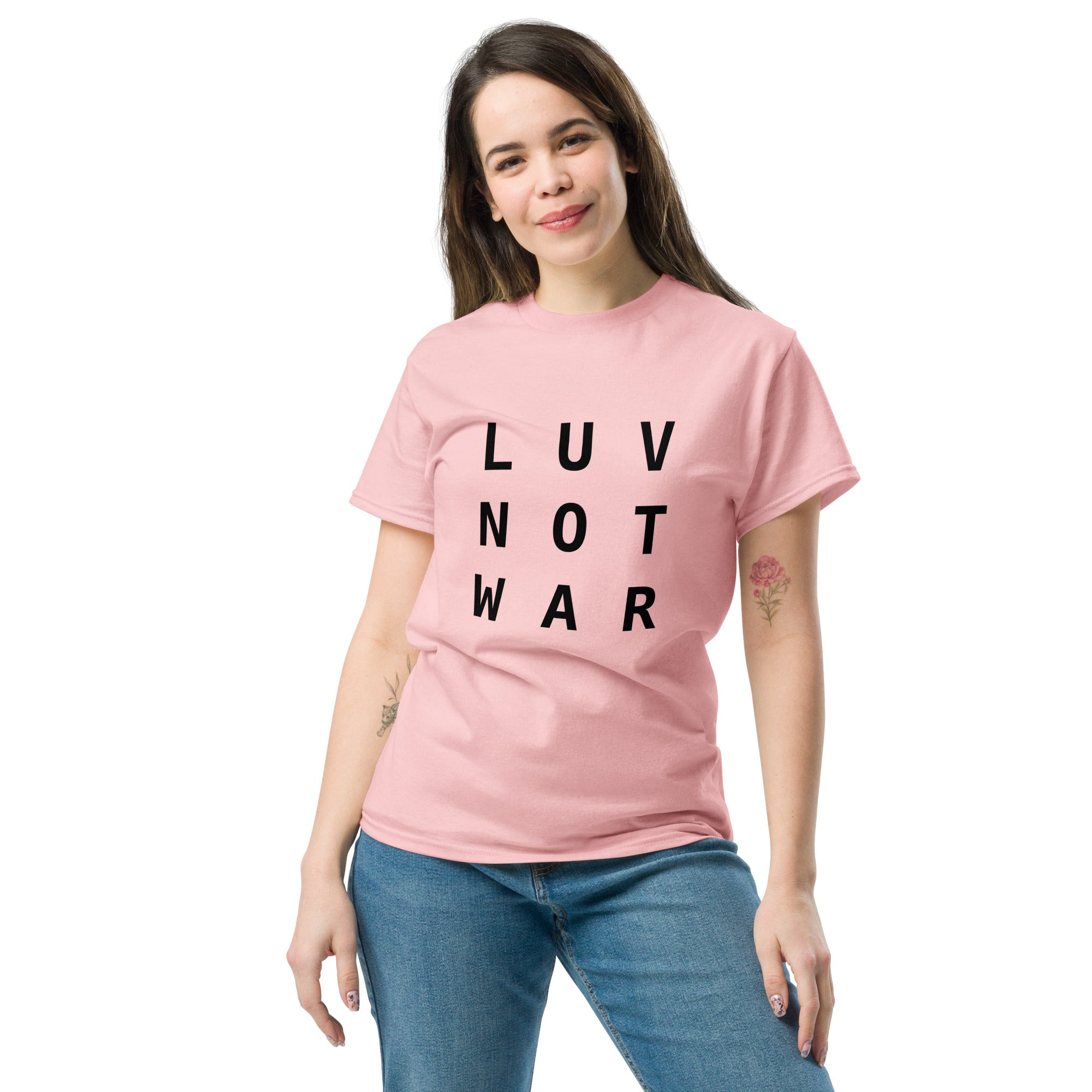 LUV NOT WAR – Unisex Classic Tee