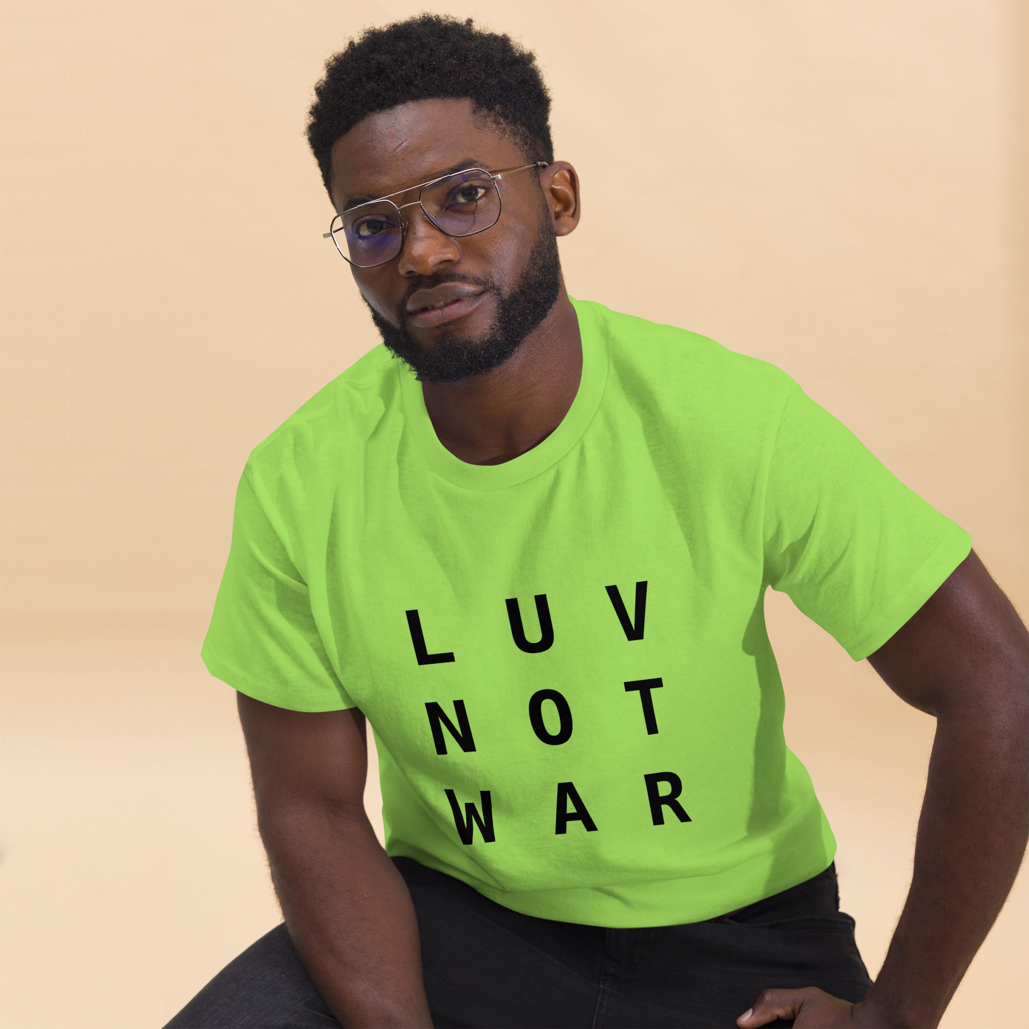 LUV NOT WAR – Unisex Classic Tee