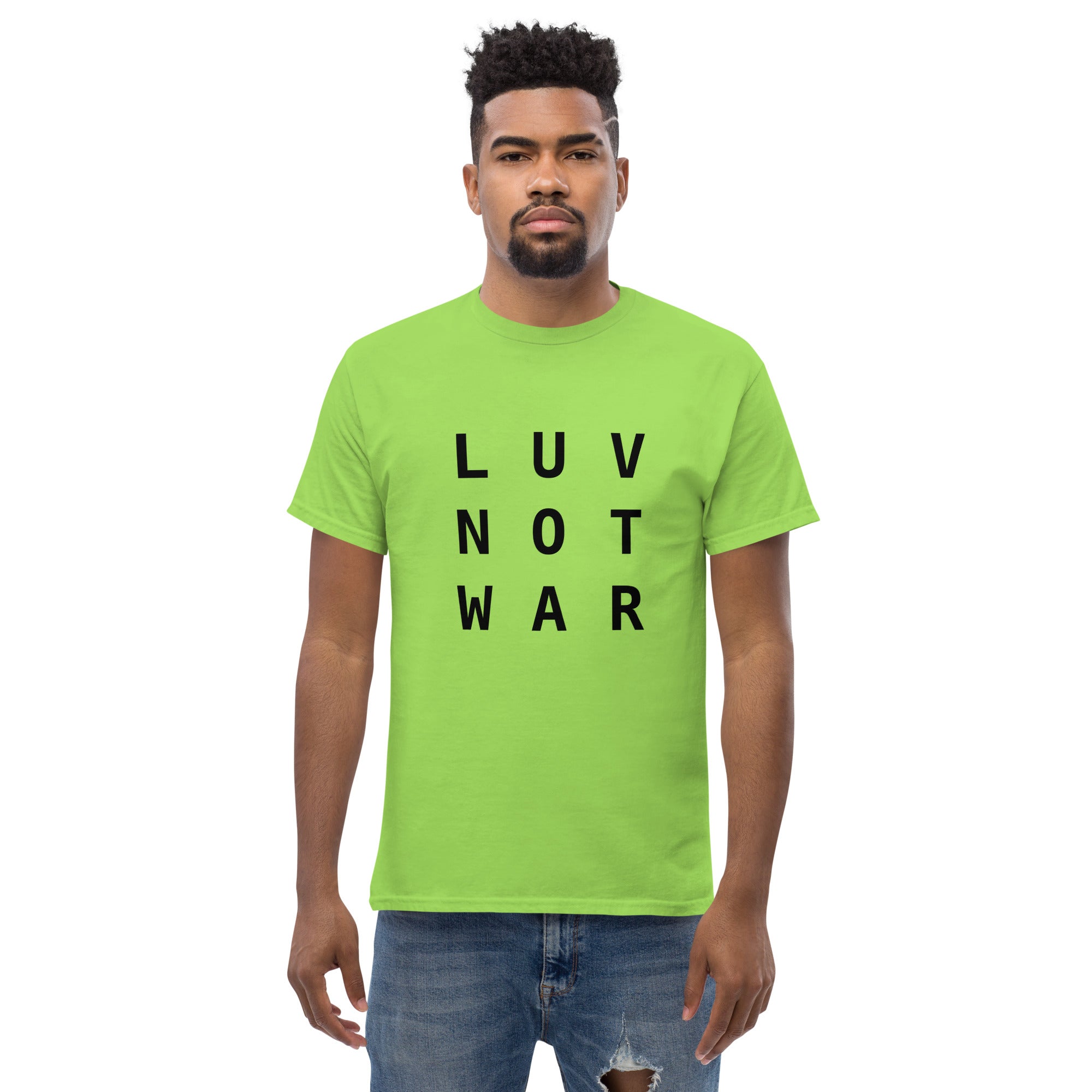 LUV NOT WAR – Unisex Classic Tee