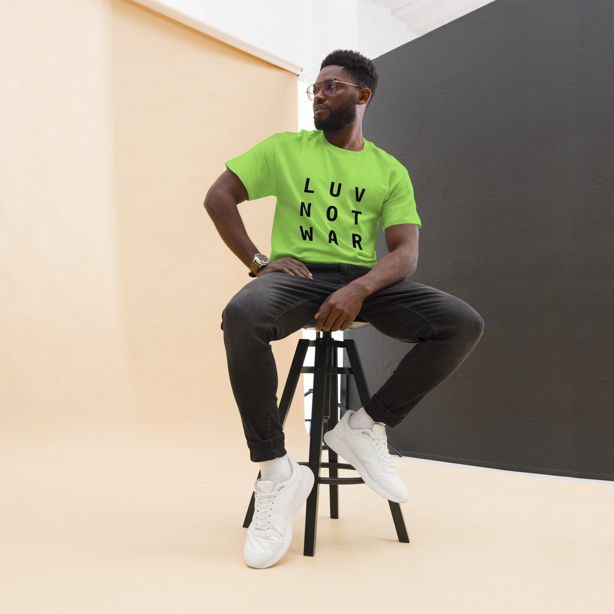 LUV NOT WAR – Unisex Classic Tee