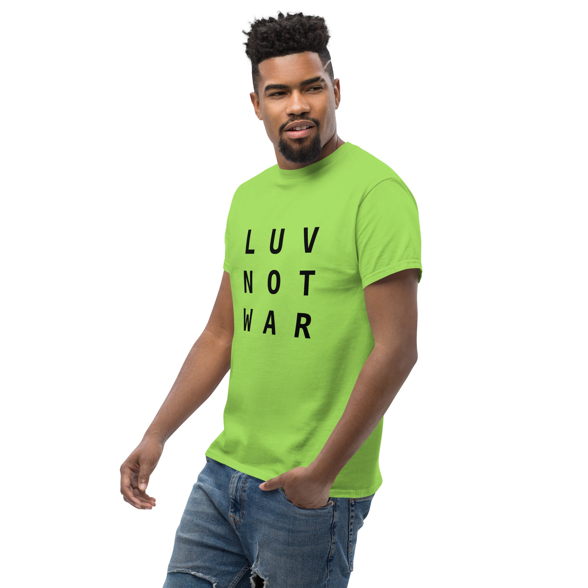 LUV NOT WAR – Unisex Classic Tee