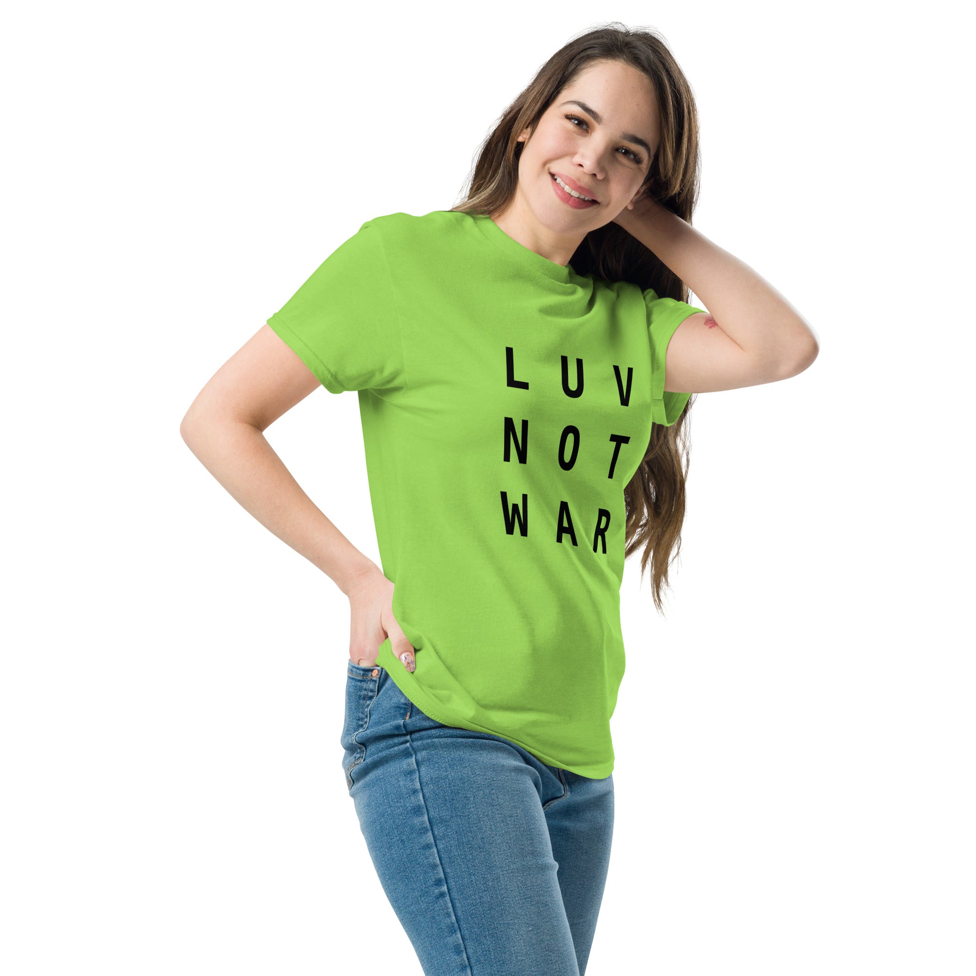 LUV NOT WAR – Unisex Classic Tee