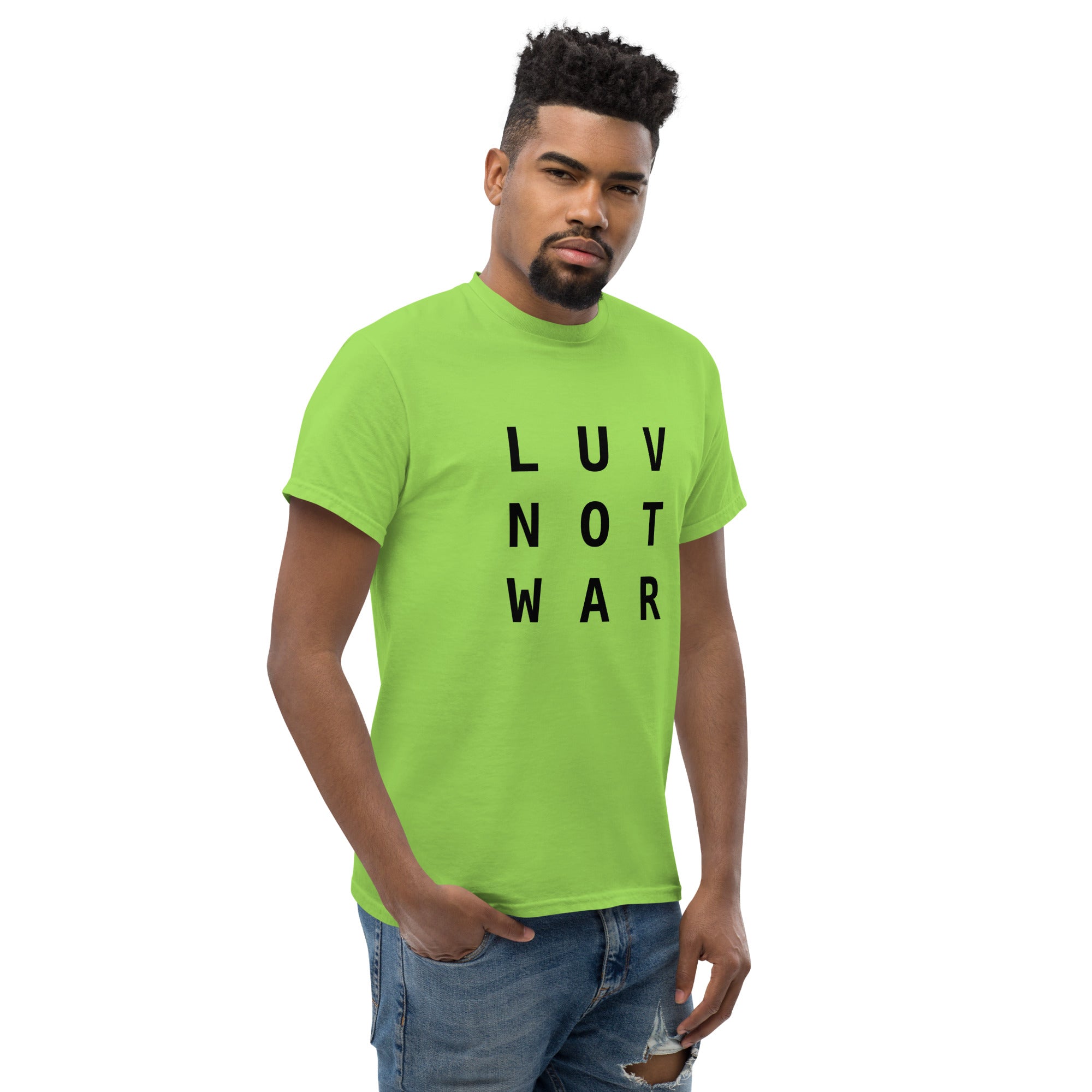 LUV NOT WAR – Unisex Classic Tee