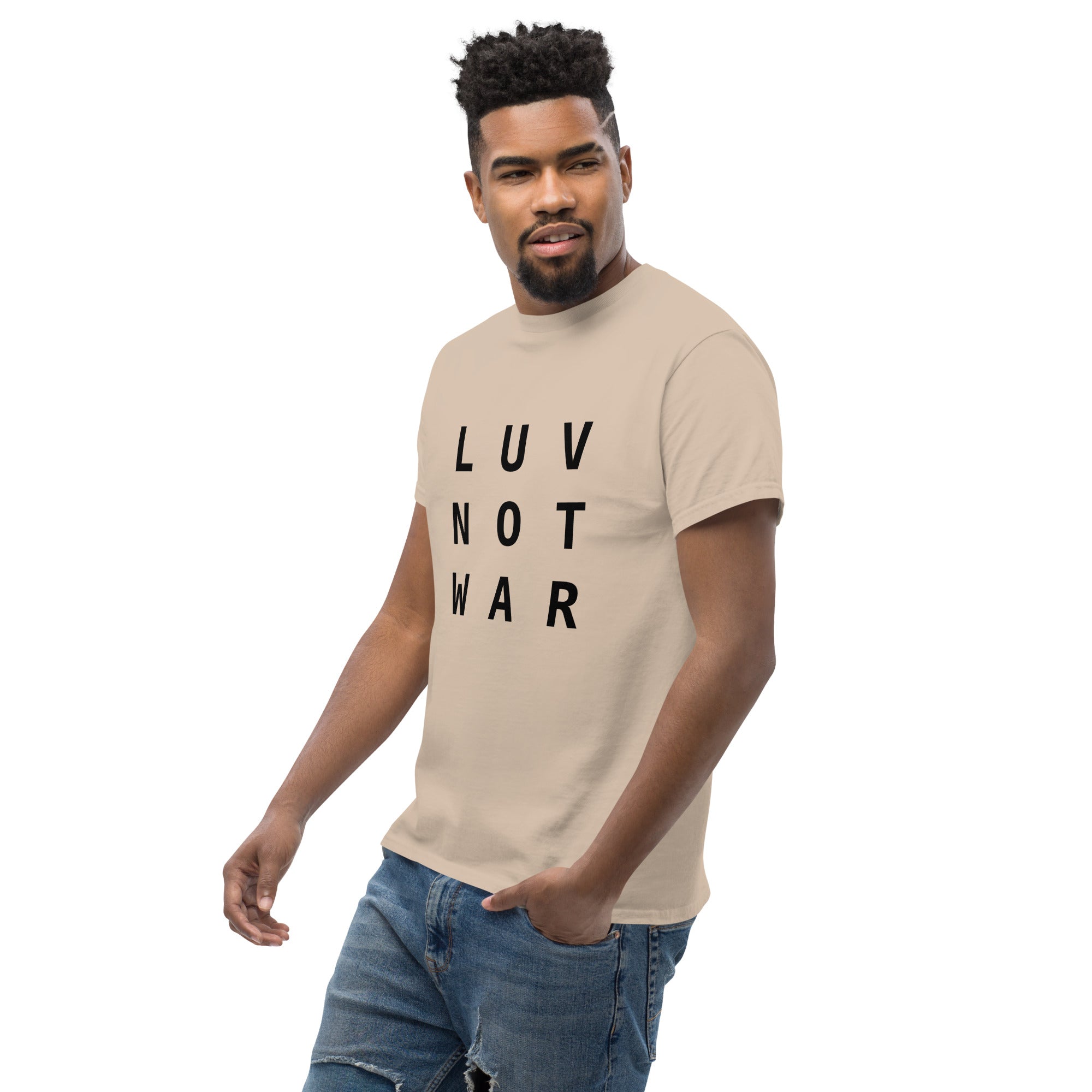 LUV NOT WAR – Unisex Classic Tee
