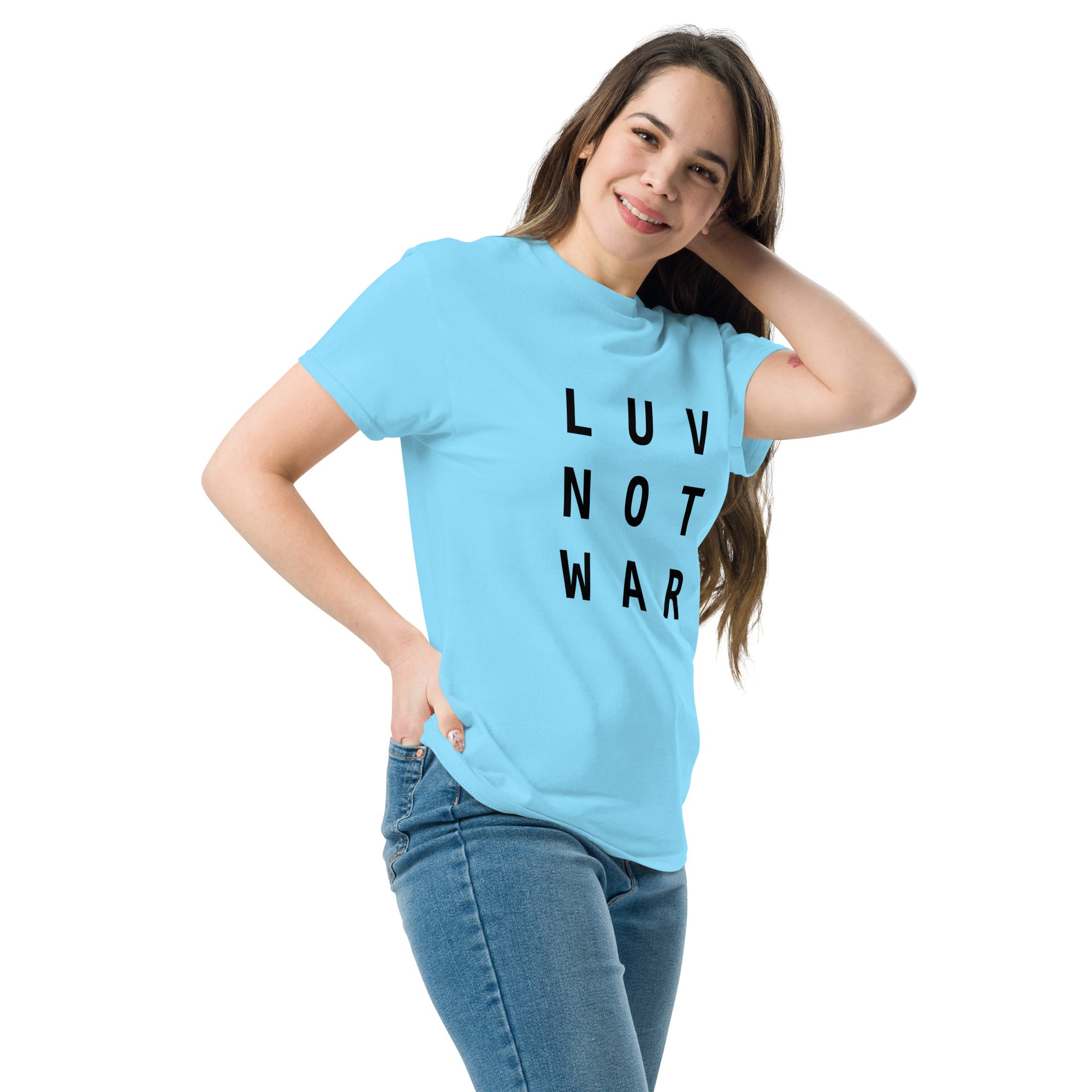 LUV NOT WAR – Unisex Classic Tee
