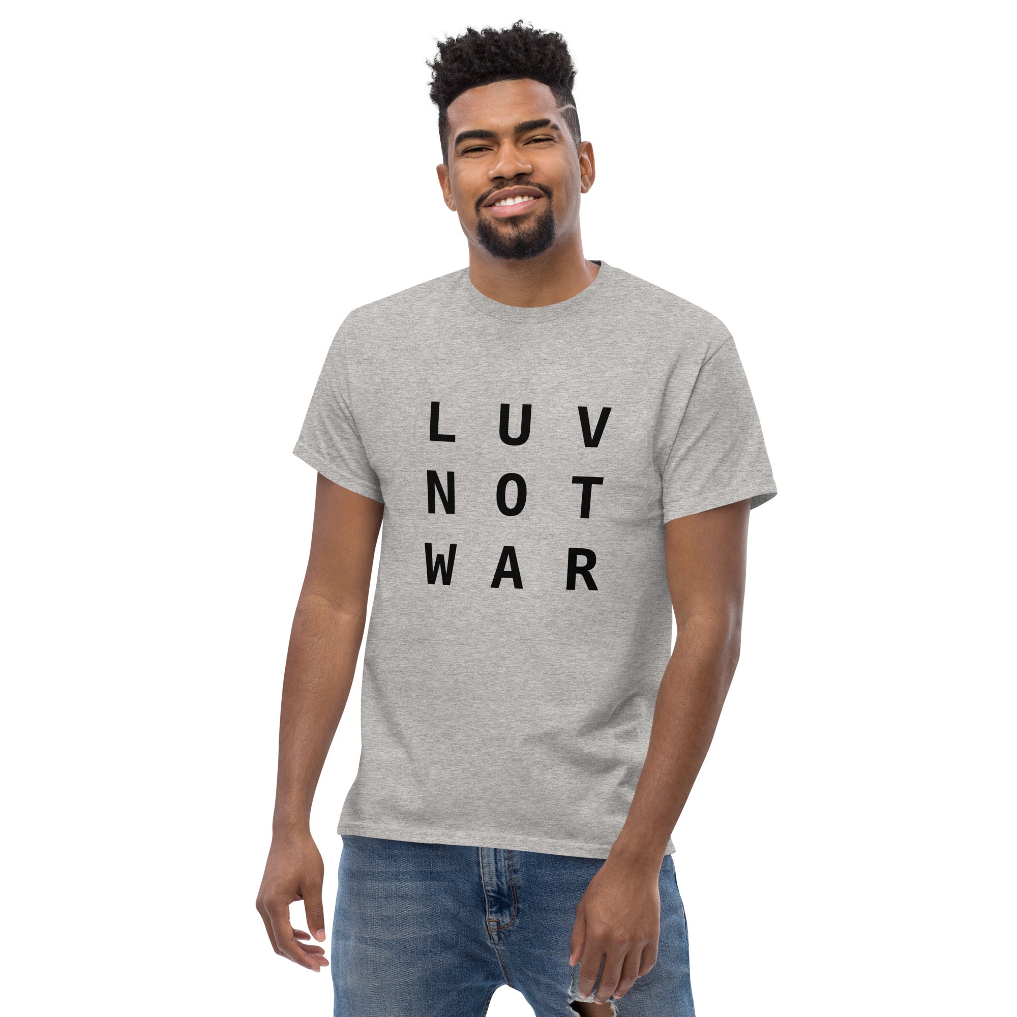 LUV NOT WAR – Unisex Classic Tee