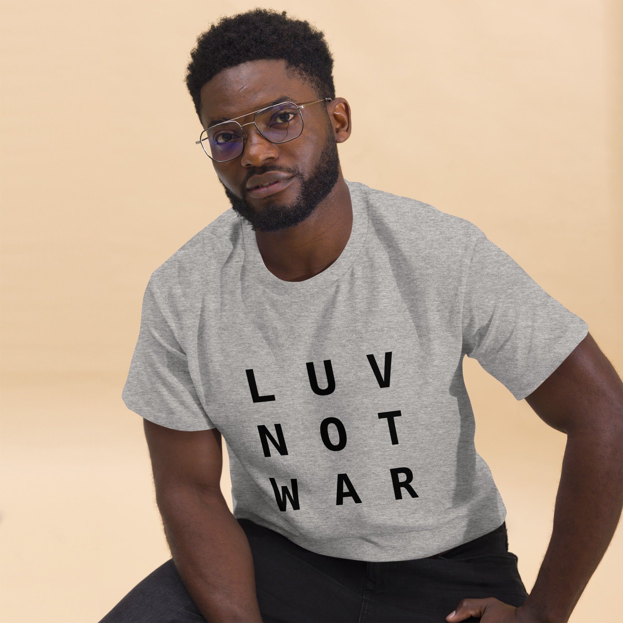 LUV NOT WAR – Unisex Classic Tee