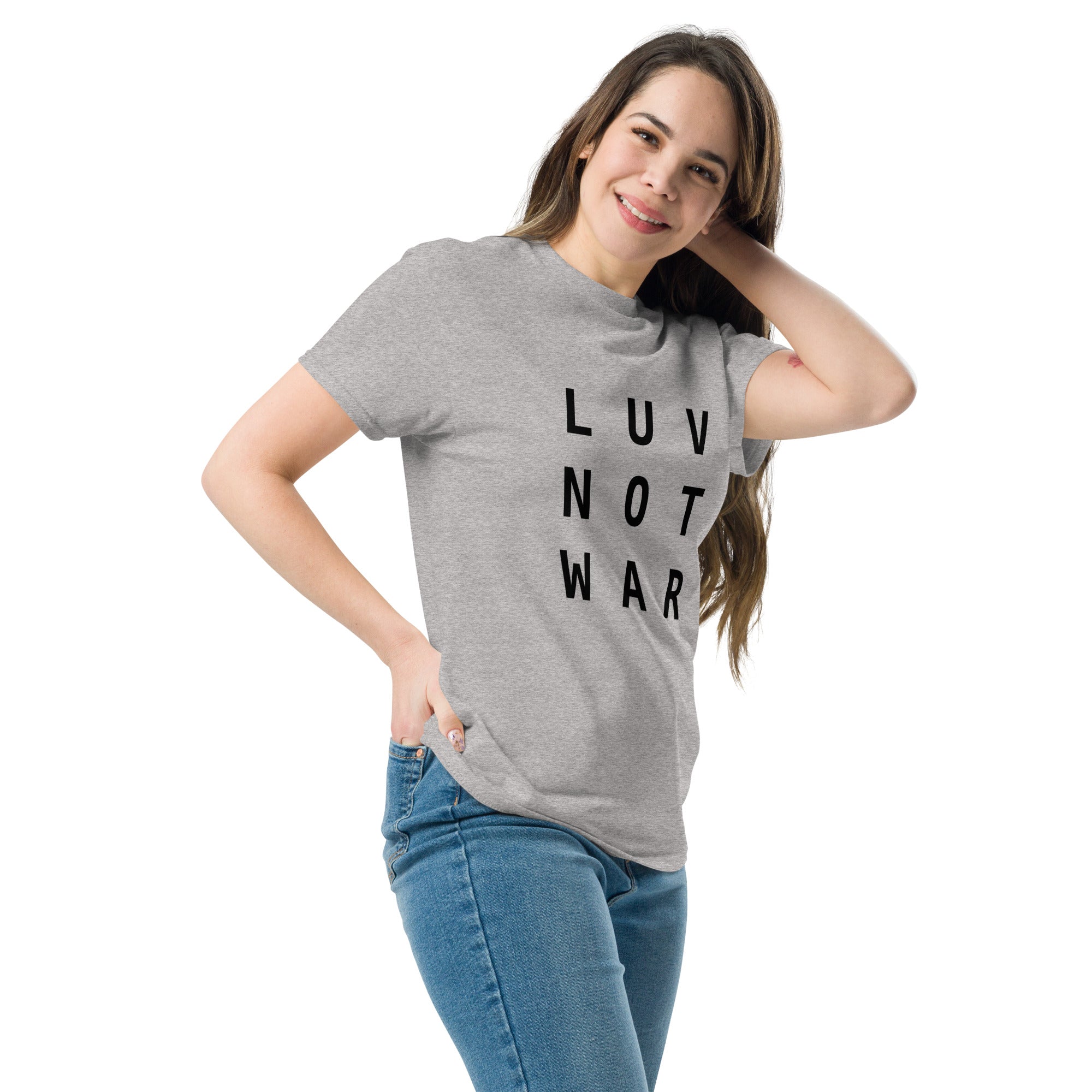 LUV NOT WAR – Unisex Classic Tee