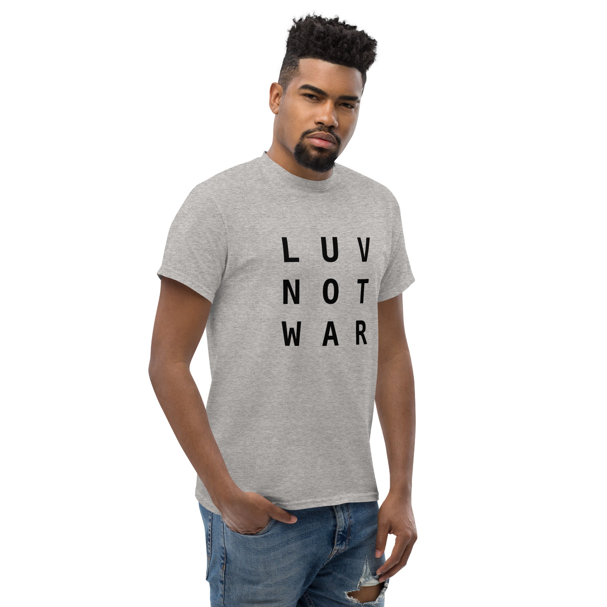 LUV NOT WAR – Unisex Classic Tee