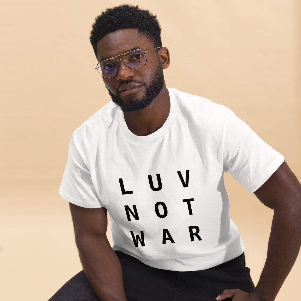 LUV NOT WAR – Unisex Classic Tee