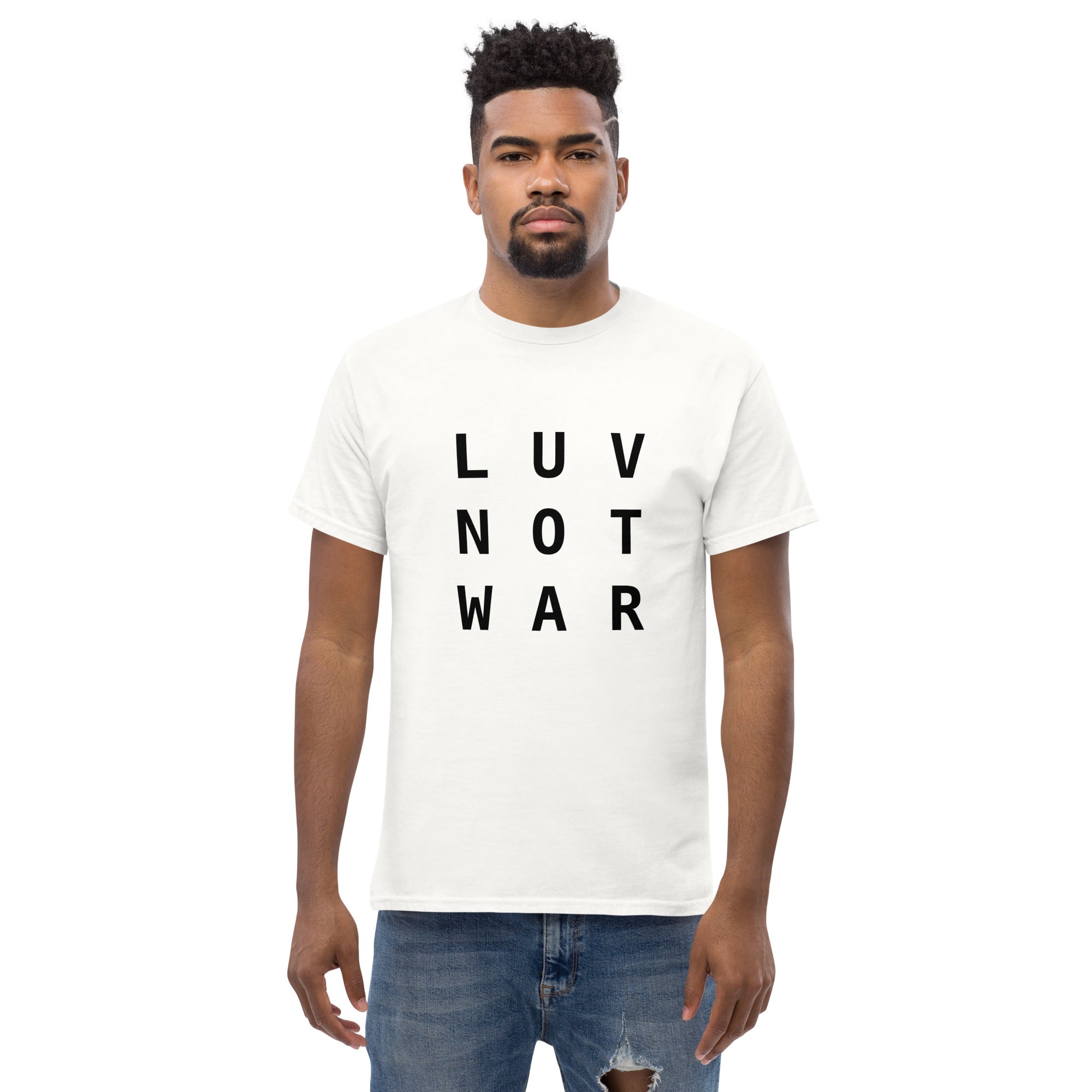 LUV NOT WAR – Unisex Classic Tee