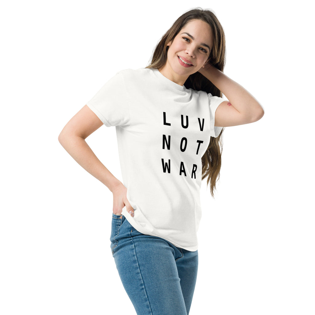 LUV NOT WAR – Unisex Classic Tee