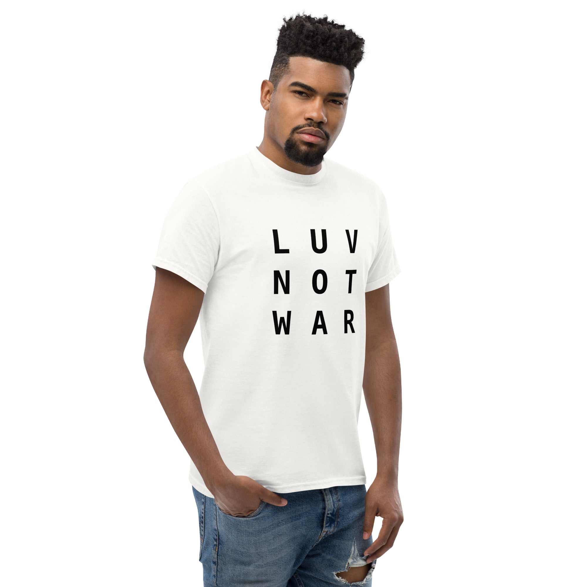 LUV NOT WAR – Unisex Classic Tee