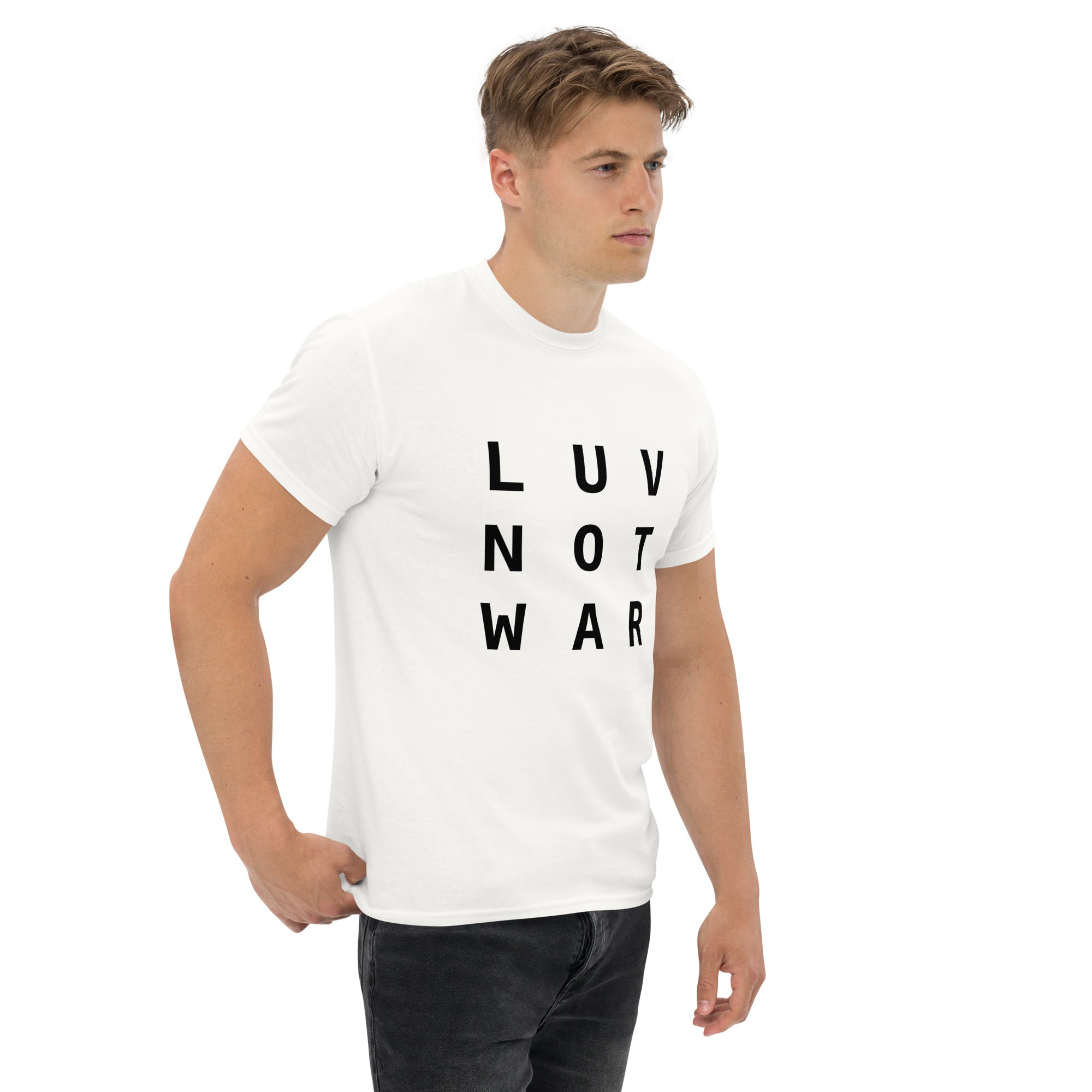 LUV NOT WAR – Unisex Classic Tee