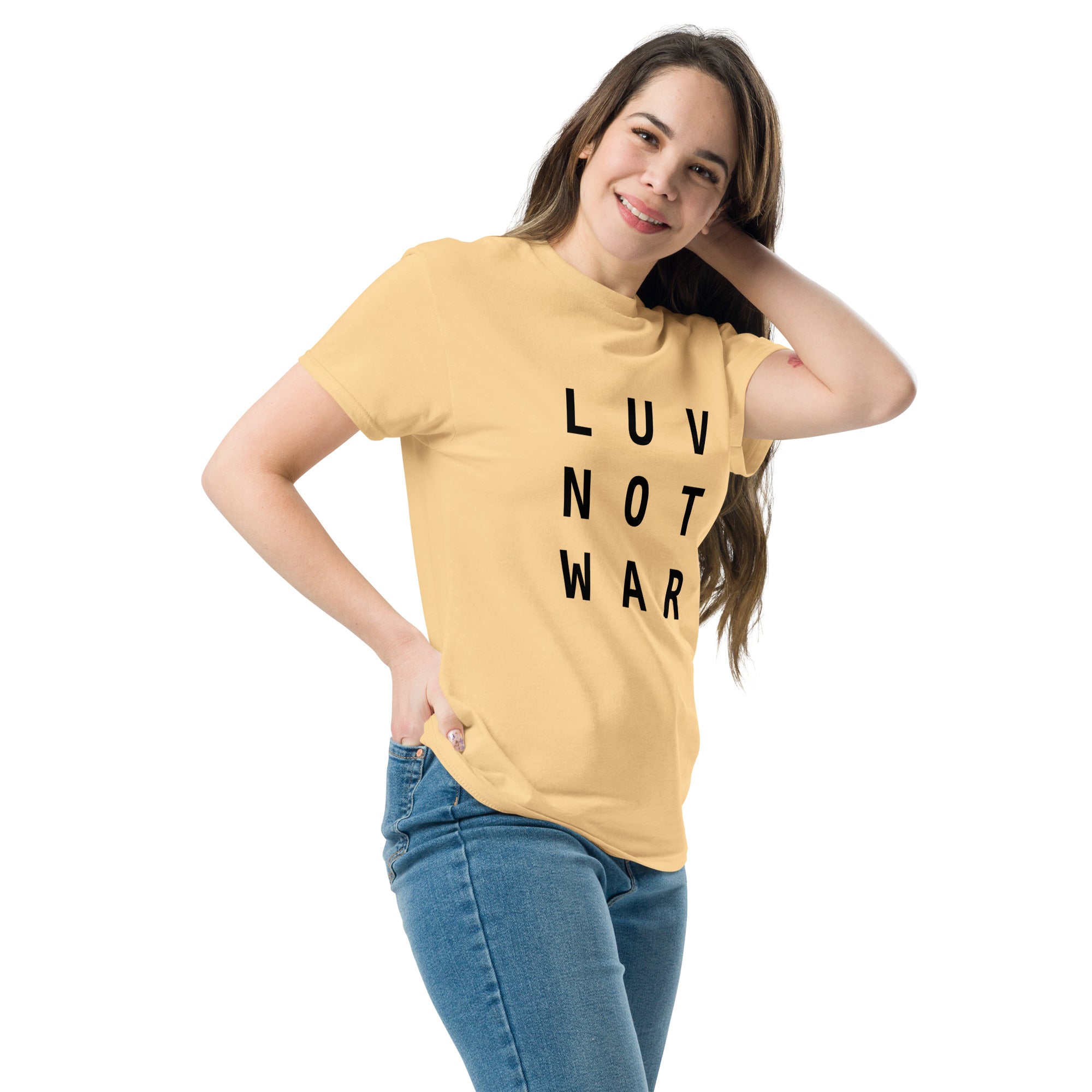 LUV NOT WAR – Unisex Classic Tee